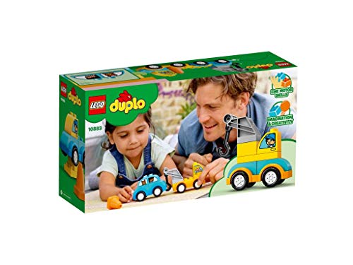 LEGO 10883 DUPLO Mein erster Abschleppwagen, Bauset mit Spielzeugauto für Jungen und Mädchen im Alter von 1,5 Jahren von LEGO