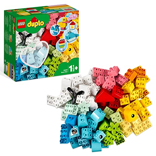 LEGO 10909 Duplo Classic La Box Coeur Erster Set, Bildungsspielzeug, Babybausteine ??1 und ein halbe Jahre von LEGO