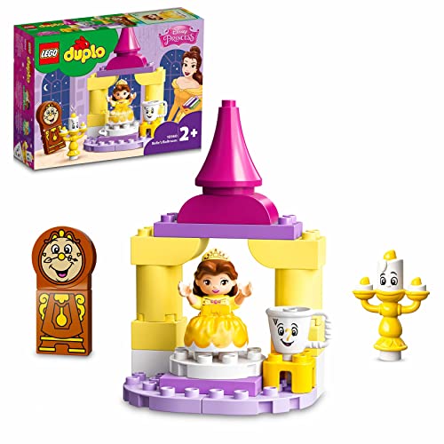 LEGO 10960 DUPLO Belles Ballsaal, Die Schöne und das Biest, Schloss und Prinzessinnen-Spielzeug für Kleinkinder ab 2 Jahren, kreative Geschenkidee für Mädchen und Jungen von LEGO