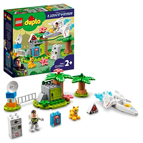 LEGO 10962 DUPLO Disney and Pixar Buzz Lightyears Planetenmission Weltraum-Spielzeug mit Raumschiff und Roboter für Kleinkinder ab 2 Jahre, Mädchen und Jungen von LEGO