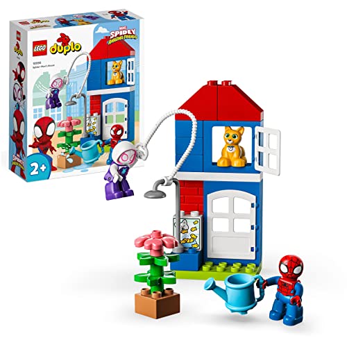LEGO DUPLO Spider-Mans Haus, Spidey Set Spielzeug zum Bauen mit Figur und Steinen für Kleinkinder ab 2 Jahren, Spidey und Seine Super-Freunde 10995 von LEGO