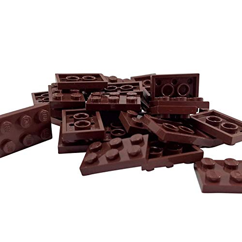 20 LEGO Bausteine "Platte 2x3" rötliches Braun von LEGO