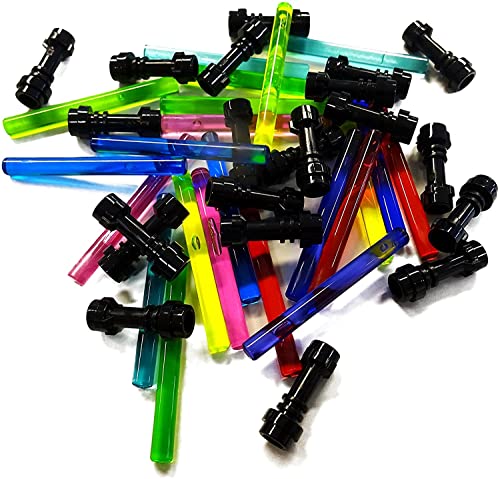 LEGO 21 Laserschwerter in 7 Farben mit schwarzem Griff von LEGO