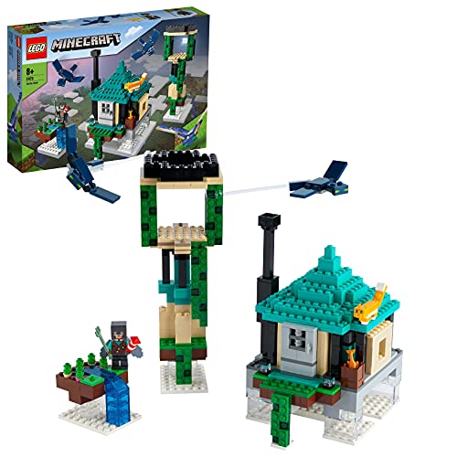 LEGO 21173 Minecraft Der Himmelsturm Set, Spielzeug für Kinder ab 8 Jahren mit Einer Figur des Piloten von LEGO
