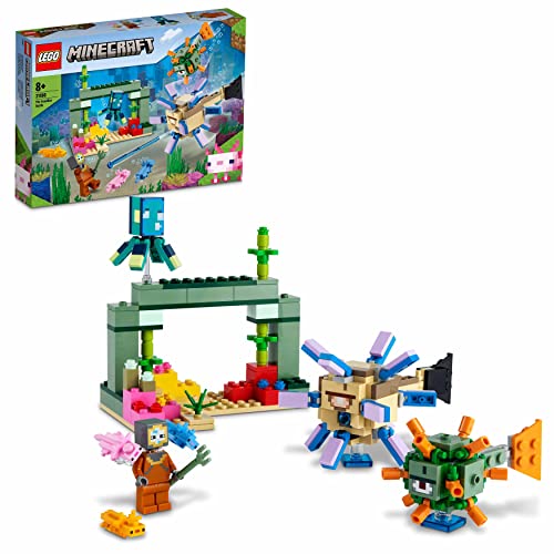 LEGO 21180 Minecraft Das Wächterduell, Unterwasser-Abenteuer, Kinderspielzeug ab 8 Jahren, Geschenk für Kinder, mit Figuren und Kreaturen LEGO 21180 Minecraft Das Wächterduell, Unterwasser-Abenteuer, Kinderspielzeug ab 8 Jahren, Geschenk für Kinder, mit Figuren und Kreaturen von LEGO
