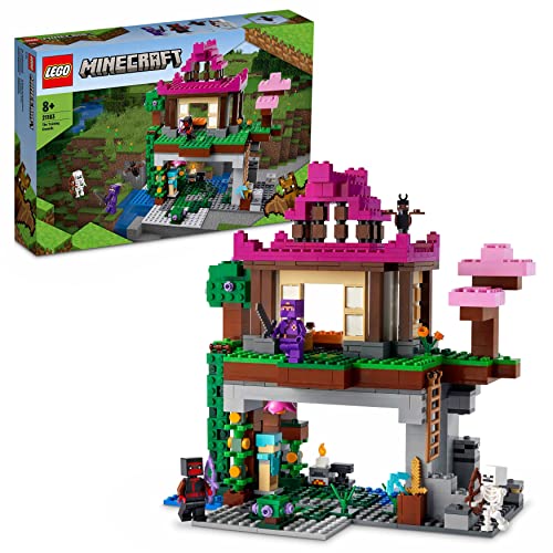 LEGO 21183 Minecraft Das Trainingsgelände, Haus und Höhle, Kinderspielzeug für Jungen und Mädchen ab 8 Jahren mit Skelett, Ninja, Schurke, Fledermaus LEGO 21183 Minecraft Das Trainingsgelände, Haus und Höhle, Kinderspielzeug für Jungen und Mädchen ab 8 Jahren mit Skelett, Ninja, Schurke, Fledermaus von LEGO