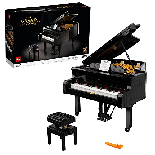 LEGO Ideas Konzertflügel (21323); Bauset; Ihr eigener Konzertflügel; tolles Modellbauprojekt geschätzten Pianisten, Musiker, Musikliebhaber oder Bastler (3.662 Teile) von LEGO