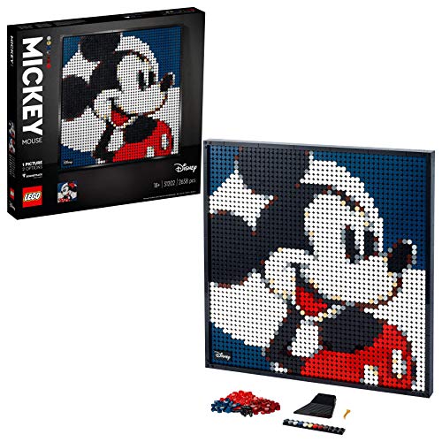 LEGO 31202 Art Disney's Mickey Mouse Set, Poster, Wanddekoration, Dekorationsideen, Geschenkidee für Sie, Ihn, Mama, Papa, DIY Puzzle für Erwachsene LEGO 31202 Art Disney's Mickey Mouse Set, Poster, Wanddekoration, Dekorationsideen, Geschenkidee für Sie, Ihn, Mama, Papa, DIY Puzzle für Erwachsene von LEGO