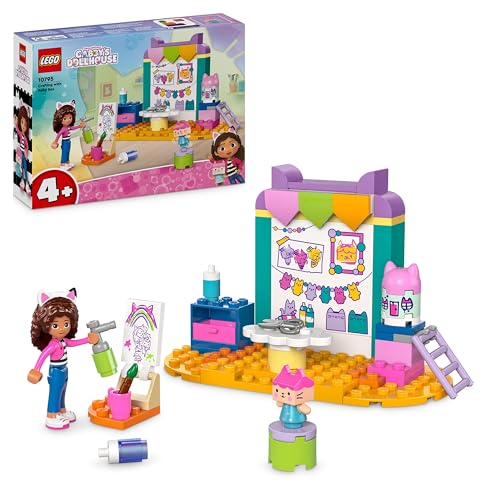 LEGO 4+ Gabbys Puppenhaus Bastelspaß mit Baby Box, Spielset für Rollenspiele, kreatives Kunst- und Bastelset für Mädchen und Jungen ab 4 Jahren, Spielzeug-Modellhaus 10795 LEGO 4+ Gabbys Puppenhaus Bastelspaß mit Baby Box, Spielset für Rollenspiele, kreatives Kunst- und Bastelset für Mädchen und Jungen ab 4 Jahren, Spielzeug-Modellhaus 10795 von LEGO
