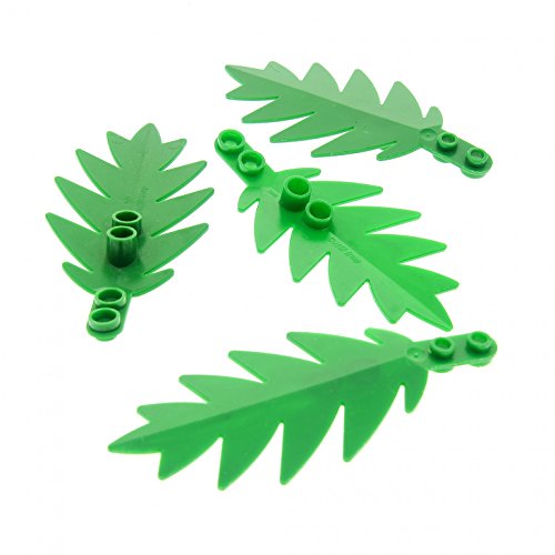 LEGO - 4 Palmen Strauch Busch Blätter klein grün Blatt von LEGO