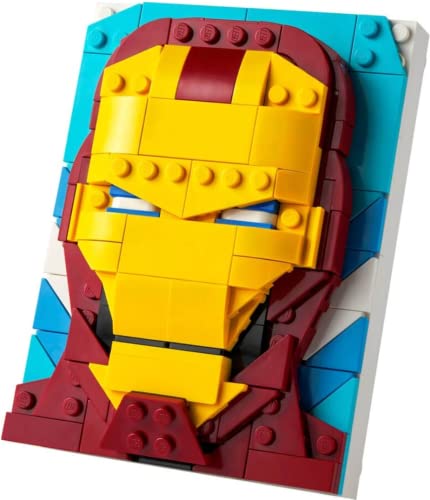 Lego 40535 Brick Sketches Marvel Iron Man Art Display Piece Festliches Geburtstagsgeschenk 200 Stück 8+ von LEGO