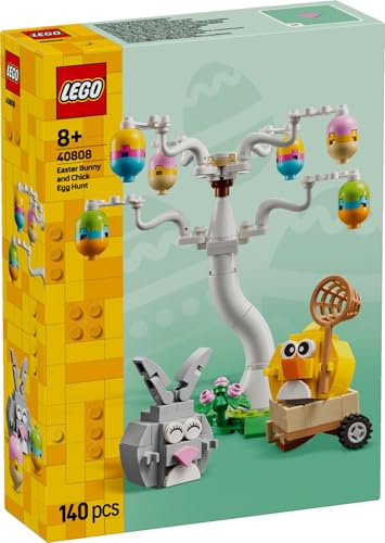 LEGO 40808 Seasonal – Osterhase und Ostereiersuche, Bauset mit 140 Teilen, inkl. Hase, Küken und Ostereiern, Frühlings-Deko, kreatives Geschenk für Kinder ab 8 Jahren LEGO 40808 Seasonal – Osterhase und Ostereiersuche, Bauset mit 140 Teilen, inkl. Hase, Küken und Ostereiern, Frühlings-Deko, kreatives Geschenk für Kinder ab 8 Jahren von LEGO