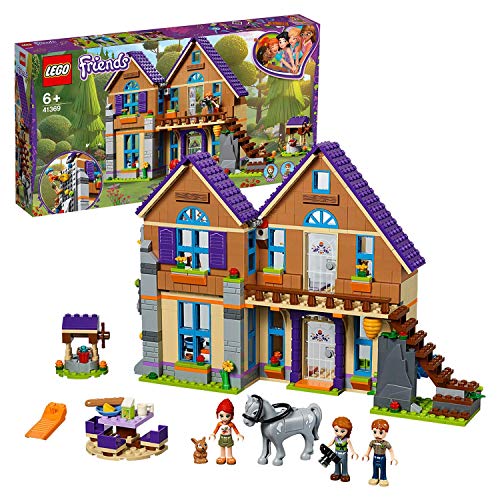 LEGO 41369 Friends Mias Haus mit Pferd, Bauset mit 3 Minipuppen, Kaninchenfigur und Pferdefigur, Bauen & Spielen, Puppenhaus für Kinder von LEGO