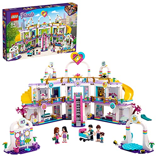 LEGO 41450 Friends Heartlake City Kaufhaus Bauset mit 5 Geschäften und 6 Figuren - 4 Mini Puppen, eine Mini-Spielfigur und EIN Baby von LEGO