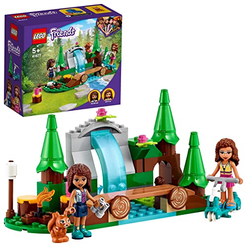 LEGO 41677 Friends Wasserfall im Wald, Camping Spielzeug ab 5 Jahre mit Mini-Puppen von LEGO