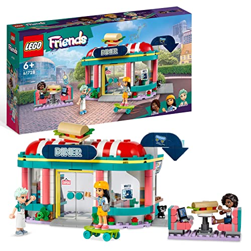 LEGO 41728 Friends Restaurant in der Innenstadt mit Spielzeug Mini-Puppen Liann, Aliya und Charli aus 2023, Restaurant-Spielset für Kinder ab 6 Jahren LEGO 41728 Friends Restaurant in der Innenstadt mit Spielzeug Mini-Puppen Liann, Aliya und Charli aus 2023, Restaurant-Spielset für Kinder ab 6 Jahren von LEGO
