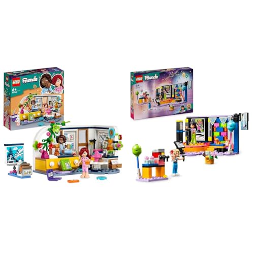 LEGO 41740 Friends Aliyas Zimmer, Übernachtungsparty-Spielzeug & Friends Karaoke-Party, Musik-Spielzeug für Mädchen und Jungen ab 6 Jahren von LEGO