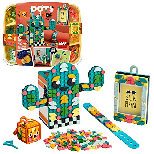 LEGO 41937 DOTS Kreativset Sommerspaß Bastelset für Kinder, Set zum Basteln von Armband, Kinderzimmer-Deko oder Taschenanhänger von LEGO