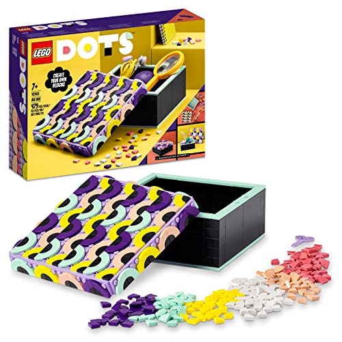 LEGO 41960 DOTS Große Box, Bastelset für Schmuckkästchen, Schreibtisch-Organizer oder Kinderzimmer-Deko, Basteln für Kinder, Spielzeug ab 6 Jahren von LEGO