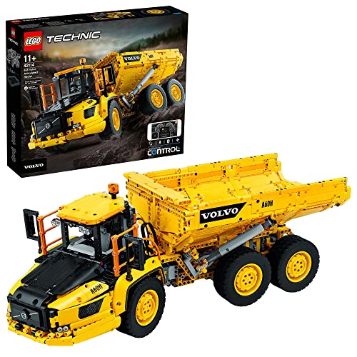LEGO 42114 Technic Control+ Knickgelenkter Volvo-Dumper (6x6) Baufahrzeug, App-gesteuertes Konstruktionsspielzeug von LEGO