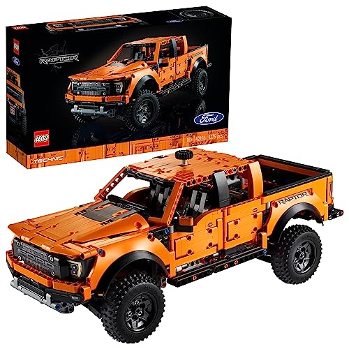 LEGO 42126 Technic Ford F-150 Raptor Pick-Up-Truck, Modellauto für Erwachsene, Exklusives Sammlermodell LEGO 42126 Technic Ford F-150 Raptor Pick-Up-Truck, Modellauto für Erwachsene, Exklusives Sammlermodell von LEGO