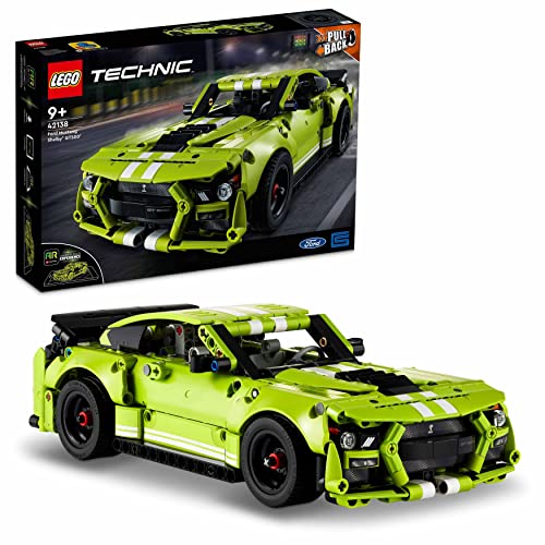LEGO Technic Ford Mustang Shelby GT500, Modellauto-Bausatz, Spielzeugauto, Rennauto für Kinder und Teenager mit AR-App und Rückziehmotor 42138 LEGO Technic Ford Mustang Shelby GT500, Modellauto-Bausatz, Spielzeugauto, Rennauto für Kinder und Teenager mit AR-App und Rückziehmotor 42138 von LEGO