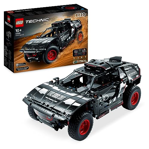 LEGO Technic Audi RS Q e-tron, ferngesteuertes Rallye-Auto-Spielzeug, Dakar-Rallye-Geländewagen, App-gesteuerter RC mit Control+, Geschenk für Jungen, Mädchen und Fans ab 10 Jahren zum Bauen 42160 von LEGO