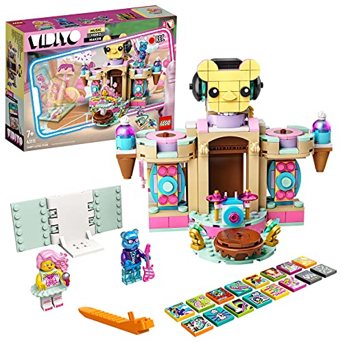 LEGO 43111 VIDIYO Candy Castle Stage Beatbox Music Video Maker, Musik Spielzeug Set für Kinder mit AR App von LEGO