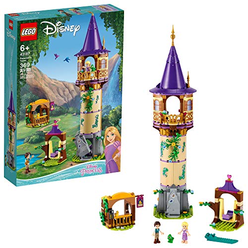 LEGO 43187 Disney Rapunzel Turm, Schlossspiel zum Bauen mit Rapunzel und Flynn Rider Mini-Doll aus dem Film Verheddert, kreative Geschenkidee für Kinder, Mädchen und Jungen LEGO 43187 Disney Rapunzel Turm, Schlossspiel zum Bauen mit Rapunzel und Flynn Rider Mini-Doll aus dem Film Verheddert, kreative Geschenkidee für Kinder, Mädchen und Jungen von LEGO