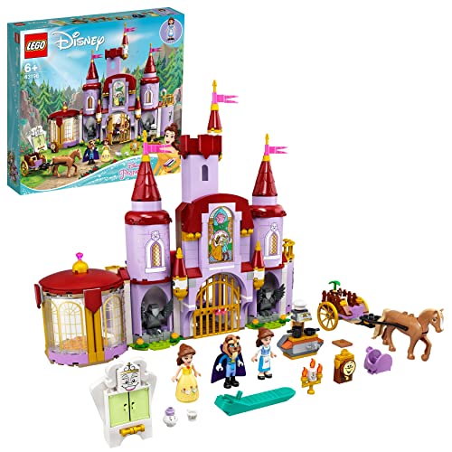 LEGO 43196 Disney Princess Belles Schloss, Prinzessinnen-Spielzeug-Schloss mit 10 Mini-Puppen aus Die Schöne und das Biest, inkl. Belle, Tassen und Pferde-Figur, Geschenk für Kinder ab 6 Jahren LEGO 43196 Disney Princess Belles Schloss, Prinzessinnen-Spielzeug-Schloss mit 10 Mini-Puppen aus Die Schöne und das Biest, inkl. Belle, Tassen und Pferde-Figur, Geschenk für Kinder ab 6 Jahren von LEGO