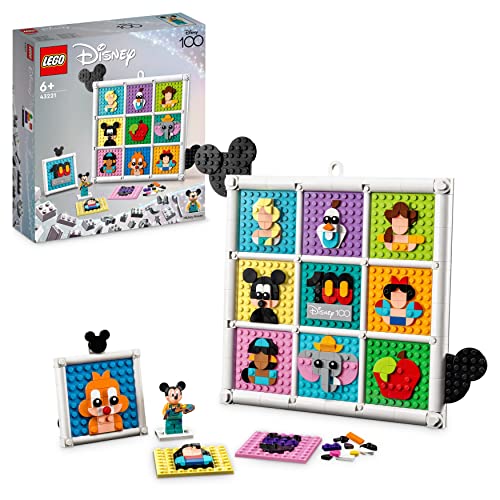 LEGO 43221 | Disney 100 Jahre Disney Zeichentrickikonen, Bastelset und DIY Set als Wandkunst und Schlafzimmer Accessoires, mit Mickey Maus und Co. LEGO 43221 | Disney 100 Jahre Disney Zeichentrickikonen, Bastelset und DIY Set als Wandkunst und Schlafzimmer Accessoires, mit Mickey Maus und Co. von LEGO