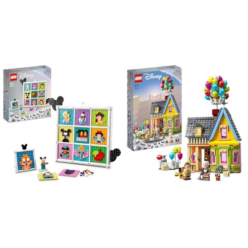 LEGO 43221 | Disney 100 Jahre Disney Zeichentrickikonen & Disney and Pixar Carls Haus aus „Oben“, baubares Spielzeug mit Luftballons LEGO 43221 | Disney 100 Jahre Disney Zeichentrickikonen & Disney and Pixar Carls Haus aus „Oben“, baubares Spielzeug mit Luftballons von LEGO