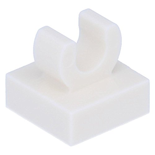 LEGO 50 x Fliese, Modifiziert 1 x 1 mit Clip - Abgerundete Ecken Weiß LEGO 50 x Fliese, Modifiziert 1 x 1 mit Clip - Abgerundete Ecken Weiß von LEGO