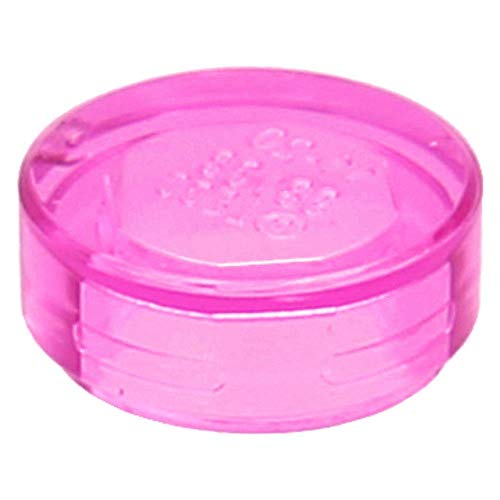 LEGO 50 x Fliese, Rund 1 x 1 Trans-Dunkelpink von LEGO