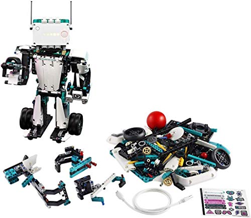 LEGO 51515 MINDSTORMS Roboter-Erfinder, 5-in-1-Robotik-Set mit App-Fernsteuerung, Programmierbar Und Interaktiv, Programmieren Lernen LEGO 51515 MINDSTORMS Roboter-Erfinder, 5-in-1-Robotik-Set mit App-Fernsteuerung, Programmierbar Und Interaktiv, Programmieren Lernen von LEGO