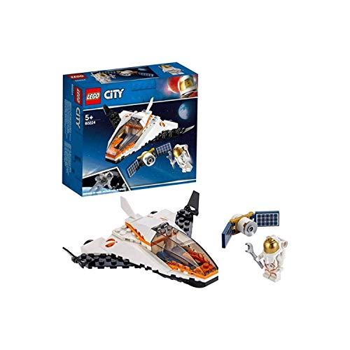 Lego 60224 City Satelliten-Wartungsmission, Spielzeug-Raumschiff inspiriert von der NASA, Expedition zum Mars Serie von Lego City