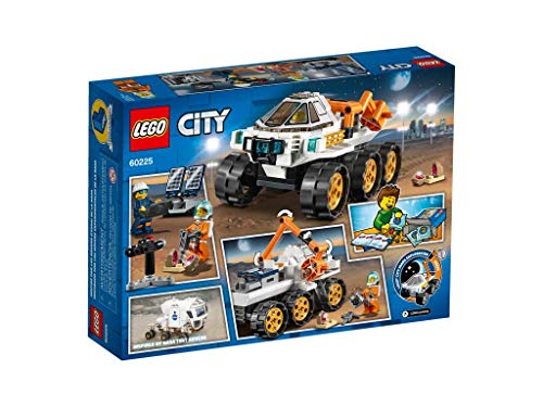 LEGO 60225 City Rover-Testfahrt, Weltraumabenteuer Bauset, Expedition Mars Fahrzeugspielzeug mit Astronauten-Minifigur, inspiriert von der NASA von LEGO
