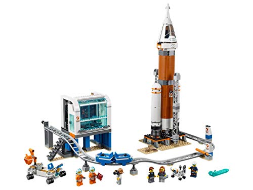 LEGO 60228 City Weltraumrakete mit Kontrollzentrum, Expedition zum Mars Set, von der NASA inspiriertes Weltraumspielzeug für Kinder mit Astronauten, Wissenschaftlern und Roboter-Minifiguren von LEGO