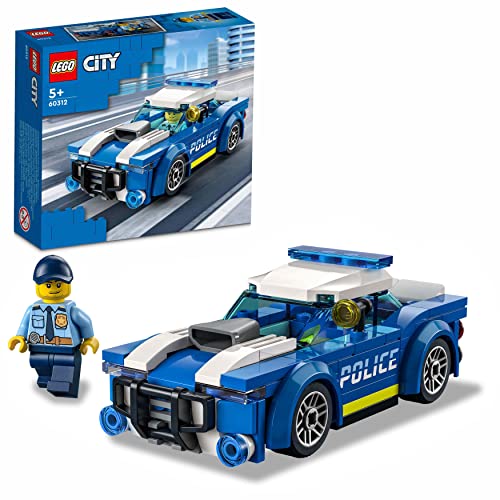 LEGO 60312 City Polizeiauto, Polizei-Spielzeug ab 5 Jahren, Geschenk für Kinder mit Polizisten-Minifigur, Abenteuer-Serie, kreatives Kinderspielzeug für Jungen und Mädchen LEGO 60312 City Polizeiauto, Polizei-Spielzeug ab 5 Jahren, Geschenk für Kinder mit Polizisten-Minifigur, Abenteuer-Serie, kreatives Kinderspielzeug für Jungen und Mädchen von LEGO