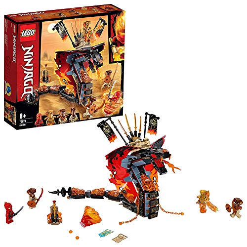 LEGO 70674 NINJAGO Feuerschlange, Spielzeug für Kinder mit 4 Minifiguren, Meister des Spinjitzu Spielset LEGO 70674 NINJAGO Feuerschlange, Spielzeug für Kinder mit 4 Minifiguren, Meister des Spinjitzu Spielset von LEGO