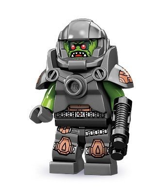 LEGO 71000 - Minifigur Alien Krieger aus Sammelfiguren-Serie 9 von LEGO