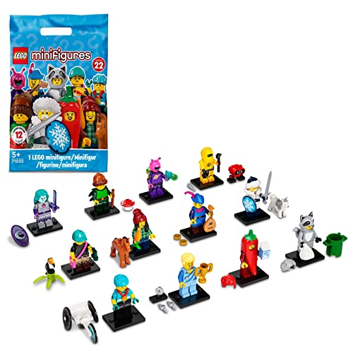 LEGO 71032 Minifigures Minifiguren Serie 22, 1 von 12 Sammelfiguren, Sammlerstücke, Geschenkideen für Kinder ab 5 Jahren, Kinderspielzeug (1 Stück - Stil per Zufall ausgewählt) von LEGO