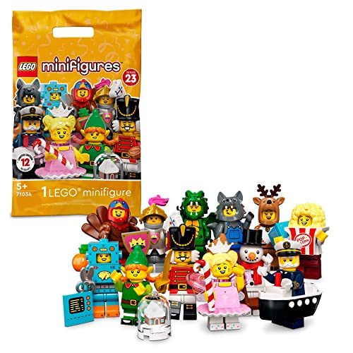 LEGO 71034 Minifiguren Serie 23, Limitierte Auflage 2022, Überraschungstüte mit Einer zufällig ausgewählten Minifigur LEGO 71034 Minifiguren Serie 23, Limitierte Auflage 2022, Überraschungstüte mit Einer zufällig ausgewählten Minifigur von LEGO