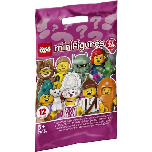 LEGO 71037 Minifiguren Serie 24 Limitierte Auflage Der Mystery Minifiguren-Tasche, 2023 Charaktere Set, Sammelfiguren Mit Spielzeug-Zubehör (1 Stil - Zufällig Ausgewählte Einheit) von LEGO