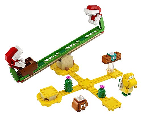 LEGO 71365 Super Mario Piranha-Pflanze-Powerwippe – Erweiterungsset, Bauspiel von LEGO