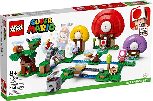 LEGO 71368 Super Mario Toads Schatzsuche – Erweiterungsset, Bauspiel von LEGO