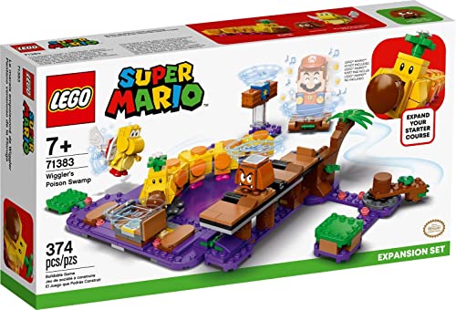 LEGO 71383 Super Mario Wigglers Giftsumpf–Erweiterungsset, modulares Spielset zum Sammeln mit Gumba und Koopa Paratroopa LEGO 71383 Super Mario Wigglers Giftsumpf–Erweiterungsset, modulares Spielset zum Sammeln mit Gumba und Koopa Paratroopa von LEGO