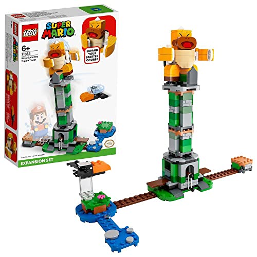 LEGO 71388 Super Mario Kippturm mit Sumo-Bruder-Boss – Erweiterungsset, baubares Kinderspielzeug zum Sammeln, Geschenkidee von LEGO