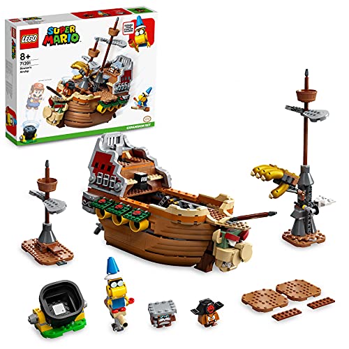 LEGO 71391 Super Mario Bowsers Luftschiff – Erweiterungsset, baubares Kinderspielzeug zum Sammeln, Geschenkidee mit 3 Figuren von LEGO