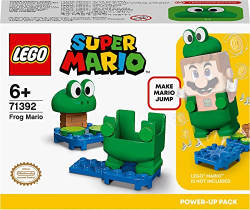 LEGO 71392 Super Mario Frosch-Mario Anzug, Upgrade, Spielzeugkostüm für Kinder ab 6 Jahren, Geschenkidee Sammlerspielzeug von LEGO